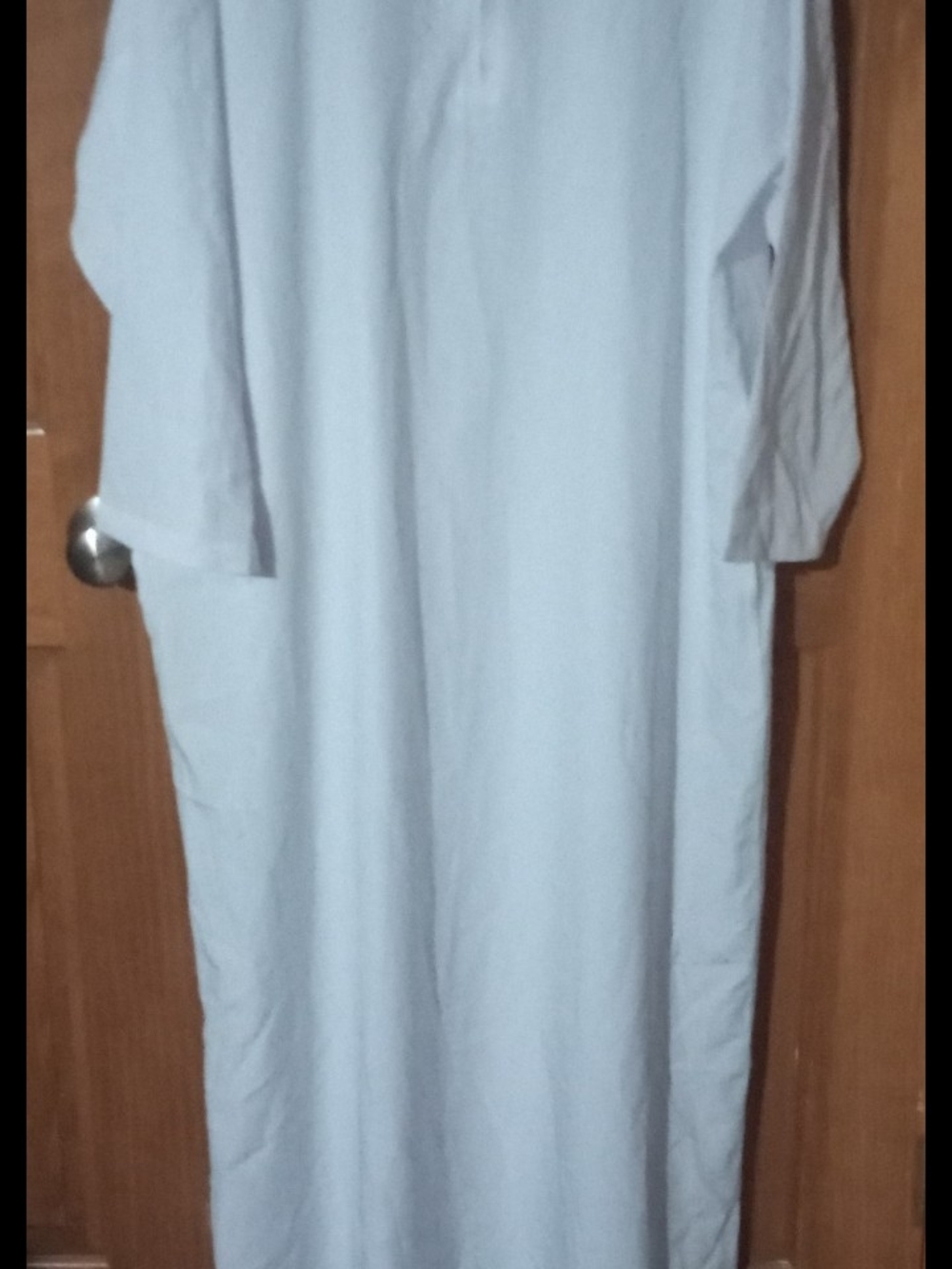 White Graduation Gown
